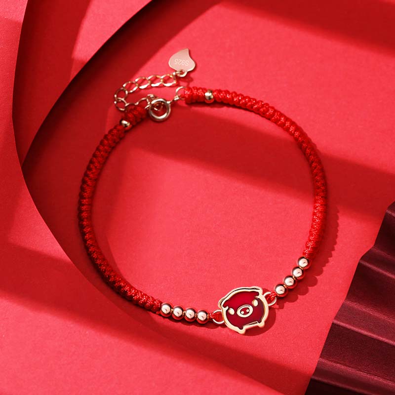 Wear FengShui 12 Chinese Zodiac Lucky Red String Bracelet