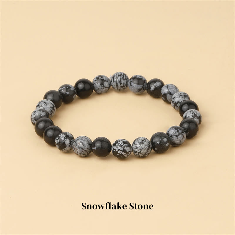 Wear FengShui Natural Stone Quartz Healing Beads Bracelet