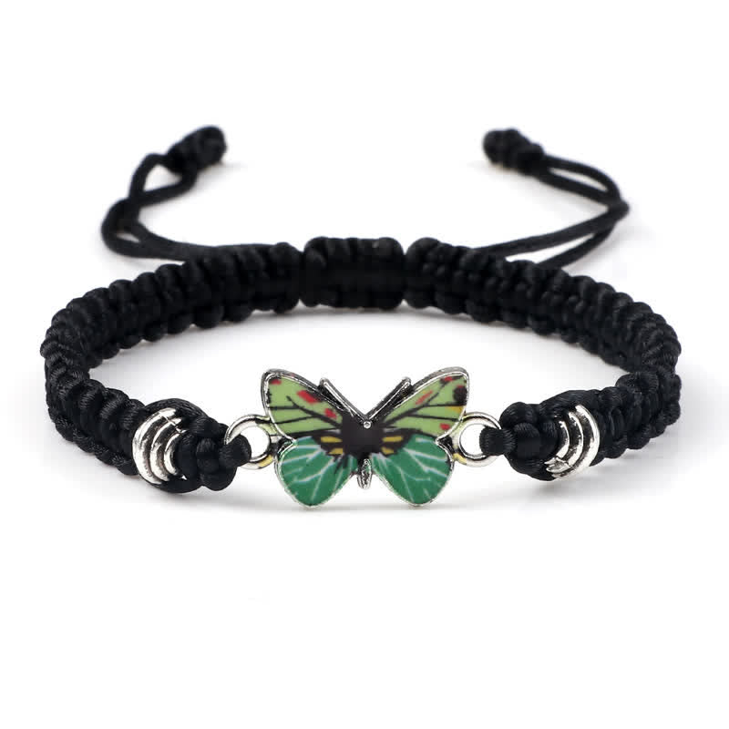 Wear FengShui Butterfly Freedom Love String Charm Bracelet