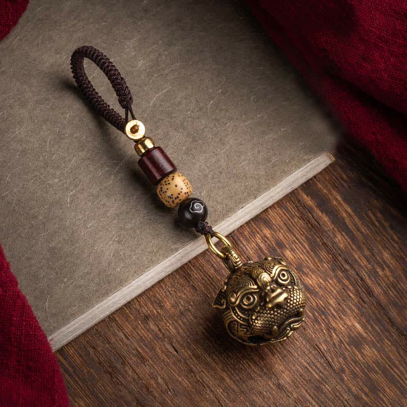 Wear FengShui PiXiu Wealth Copper Key Chain
