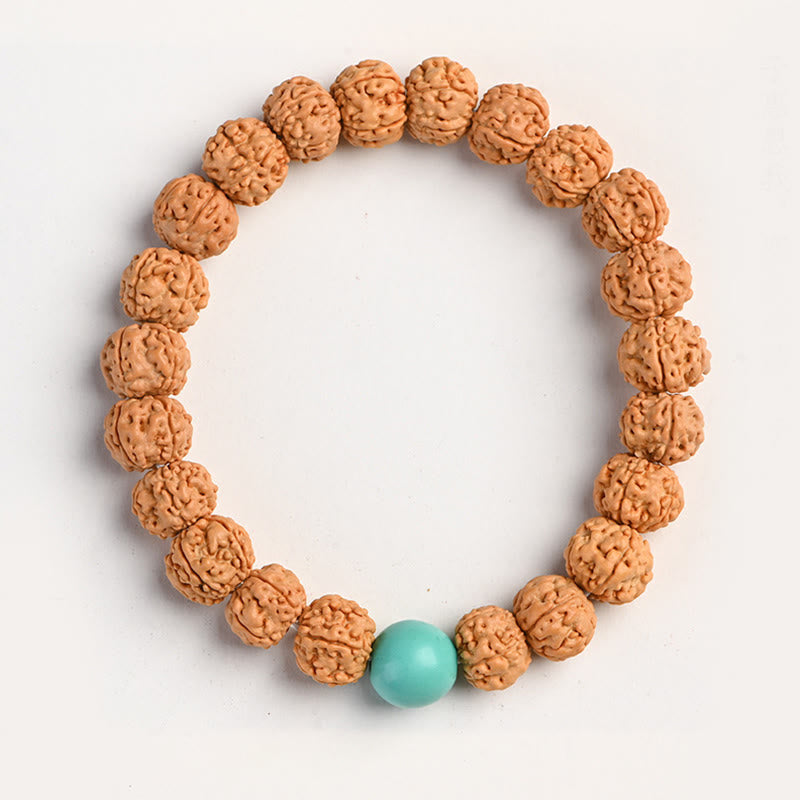 Wear FengShui Tibet Rudraksha Bodhi Seed Wealth Auspiciousness Bracelet