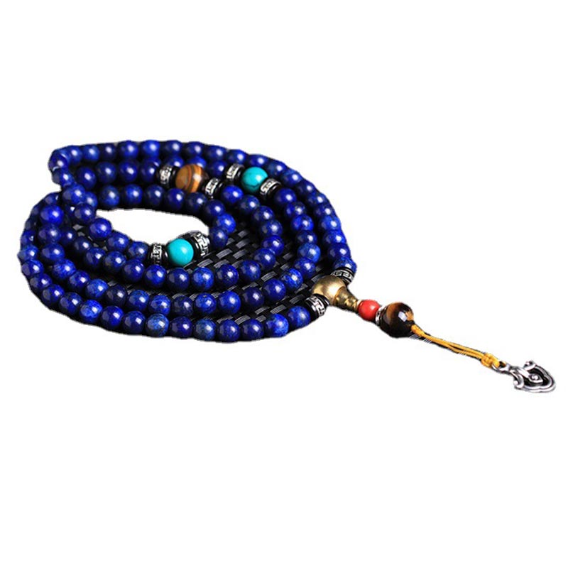 Wear FengShui 108 Beads Lazurite Positive Bracelet Mala