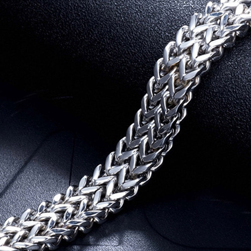 Wear FengShui Fish Scale Magnetic Buckle Titanium Steel Balance Bracelet Bangle