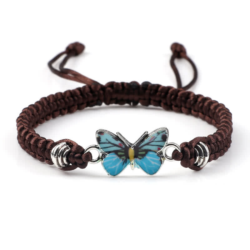 Wear FengShui Butterfly Freedom Love String Charm Bracelet