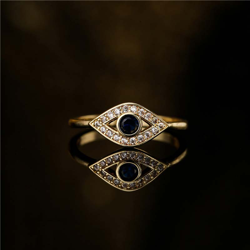 Wear FengShui Evil Eye Protection Blessing Copper Ring
