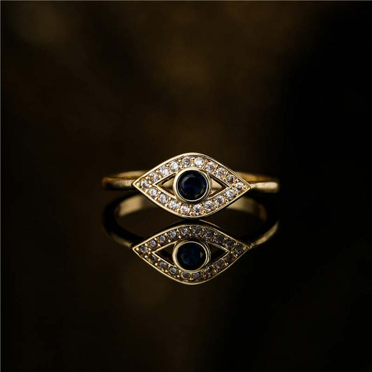 Wear FengShui Evil Eye Protection Blessing Copper Ring