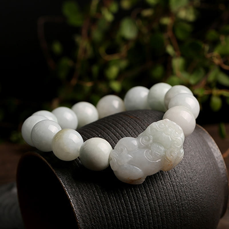 Wear FengShui Fengshui Wealth Prosperity Jade PiXiu Luck Bracelet