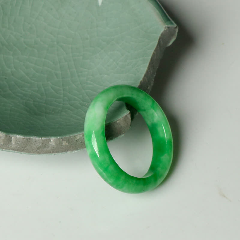 Wear FengShui  Jade Abundance Luck Ring