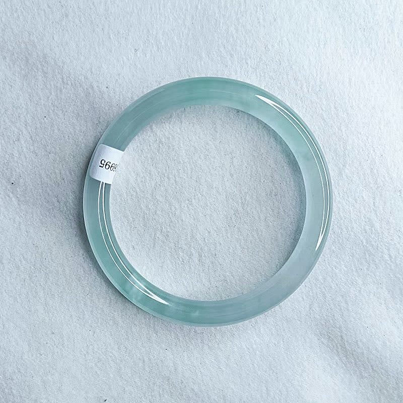 Wear FengShui Blue Chalcedony Emotional Balance Energy Bracelet Bangle
