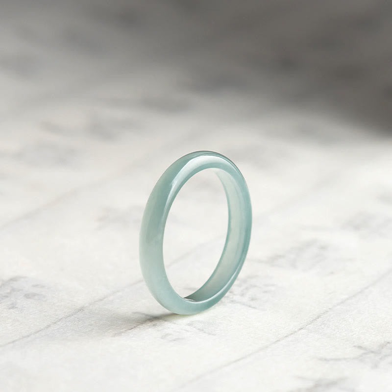 Wear FengShui Natural Jade Prosperity Luck Ring
