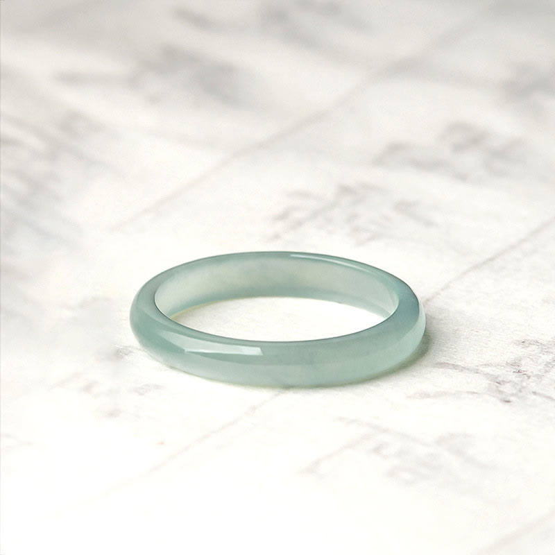Wear FengShui Natural Jade Prosperity Luck Ring