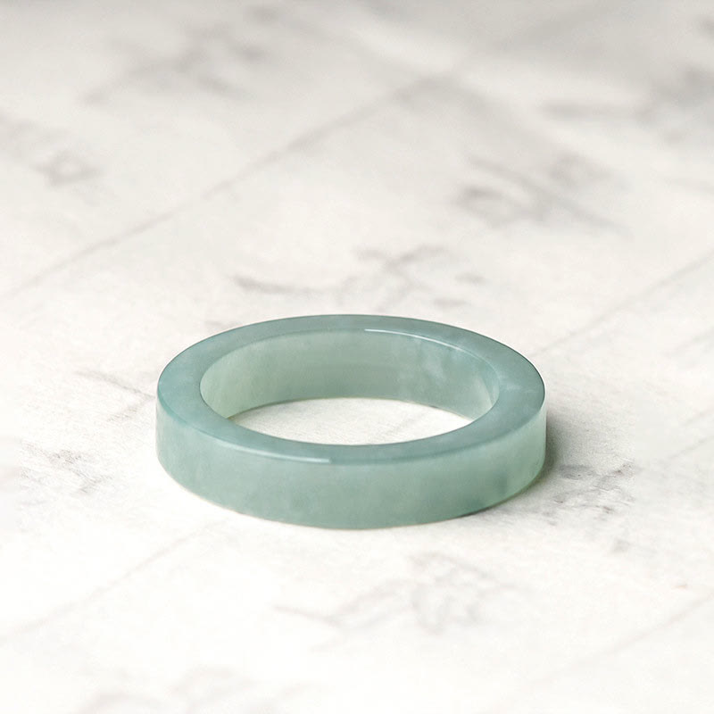 Wear FengShui Natural Jade Prosperity Luck Ring