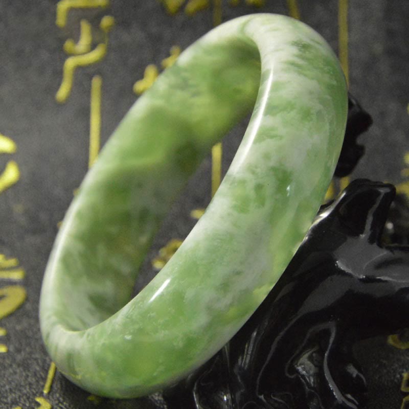 Wear FengShui Natural Jade Luck Prosperity Bracelet Bangle