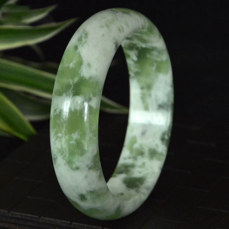 Wear FengShui Natural Jade Luck Prosperity Bracelet Bangle