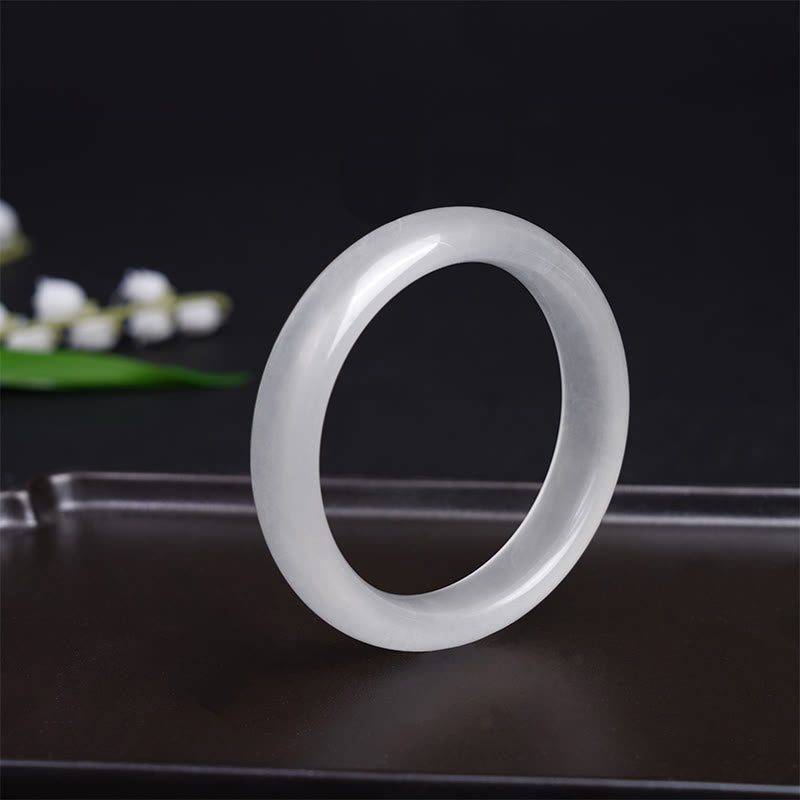 Wear FengShui Natural Golden Silk Jade Wealth Luck Bracelet Bangle