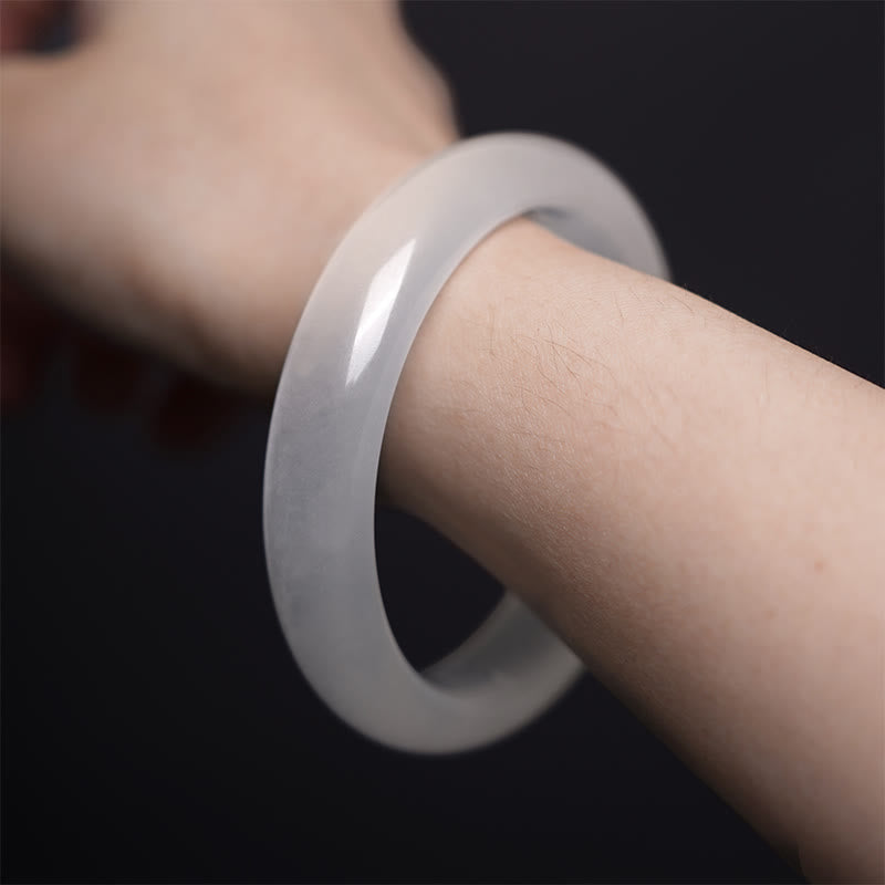 Wear FengShui Natural Golden Silk Jade Wealth Luck Bracelet Bangle