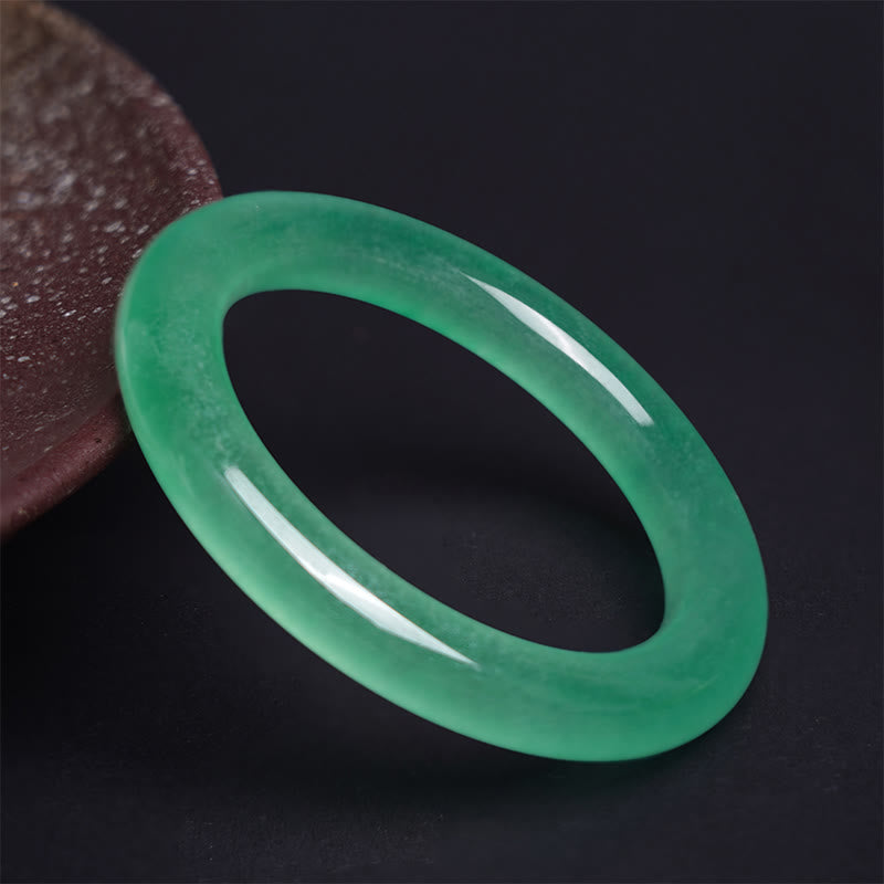 Wear FengShui Natural Jade Luck Prosperity Bracelet Bangle