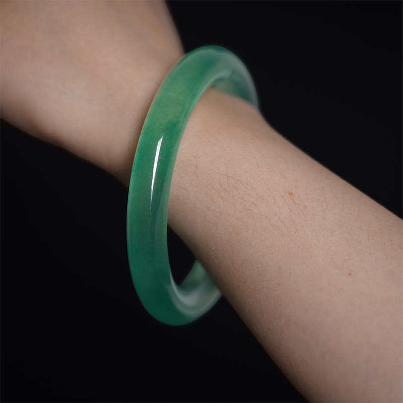 Wear FengShui Natural Jade Luck Prosperity Bracelet Bangle