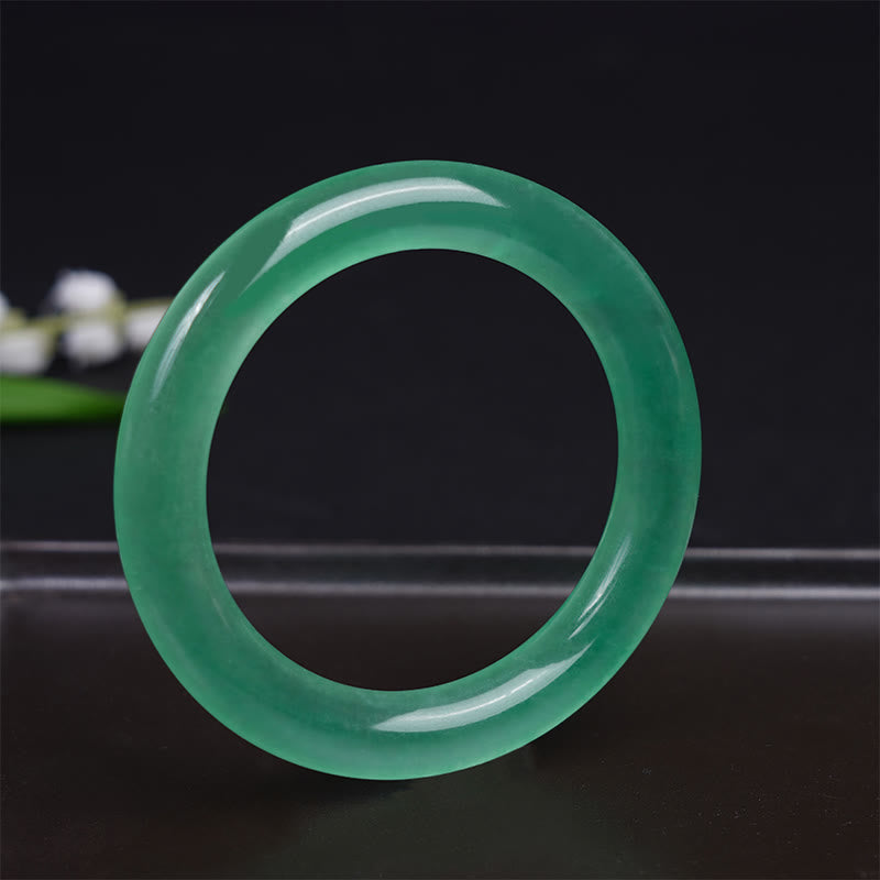 Wear FengShui Natural Jade Luck Prosperity Bracelet Bangle