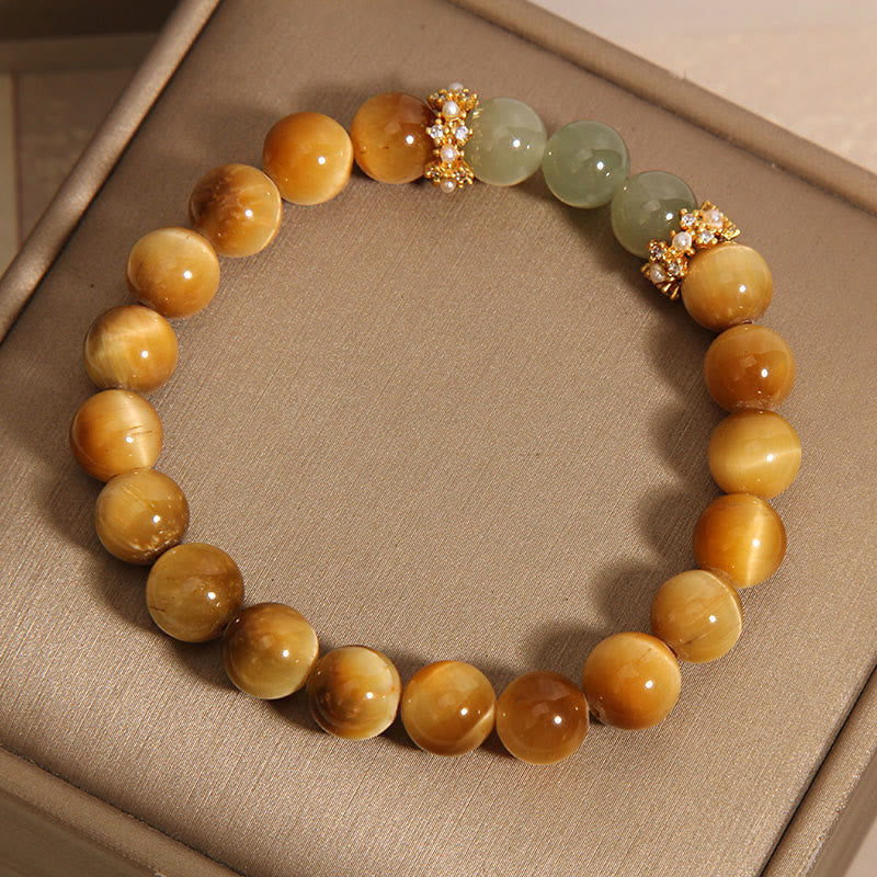 Wear FengShui Tiger Eye Jade Courage Bracelet