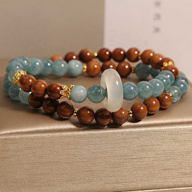 Wear FengShui Kuka Seed Jade Wealth Luck Bracelet