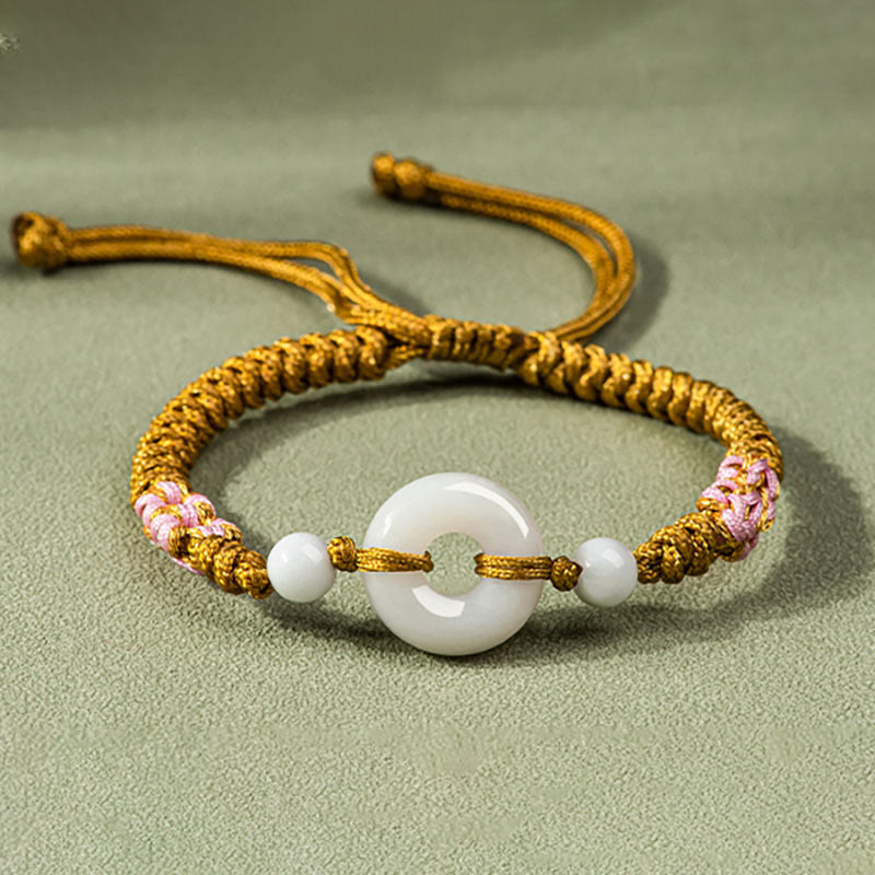 Wear FengShui Jade Luck Abundance Red String Bracelet