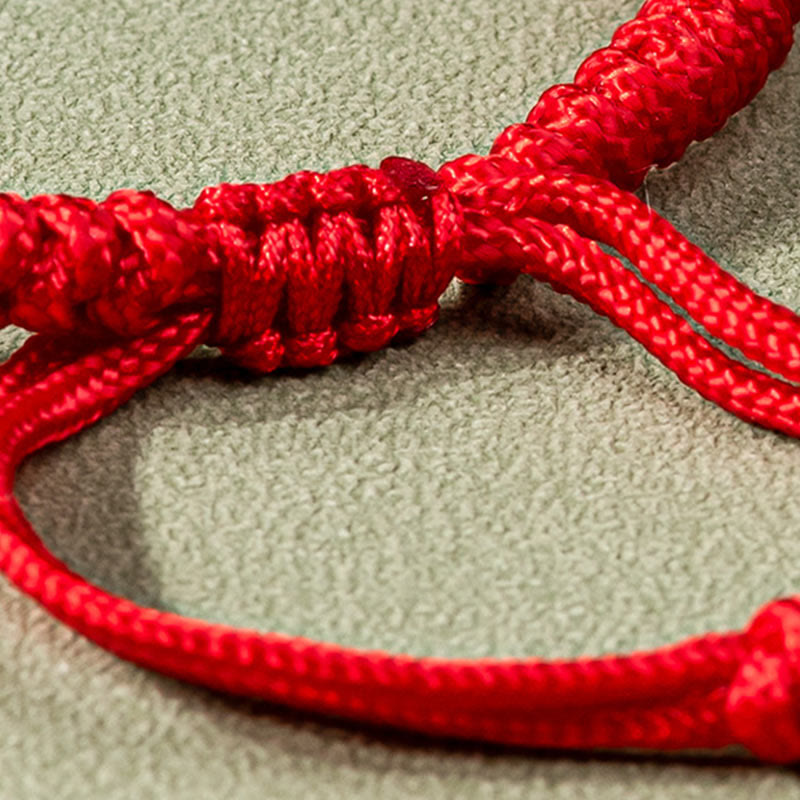 Wear FengShui Jade Luck Abundance Red String Bracelet