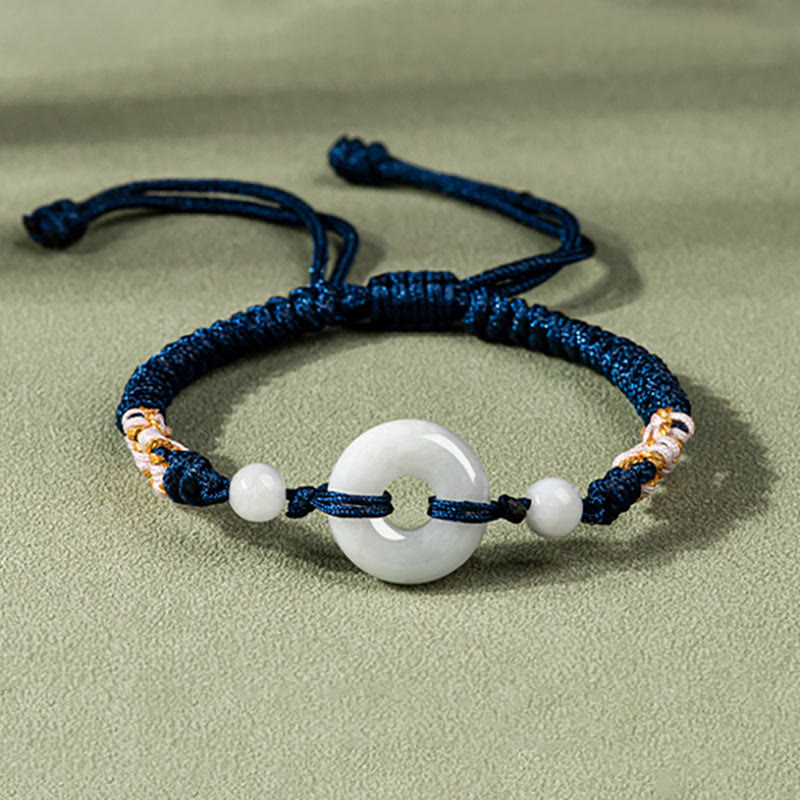 Wear FengShui Jade Luck Abundance Red String Bracelet