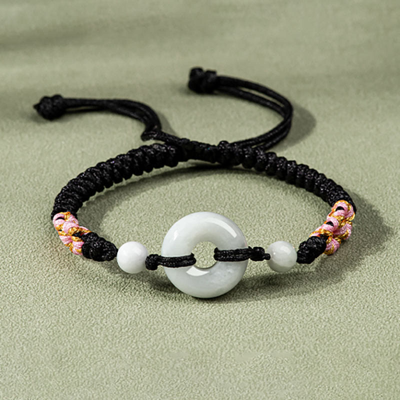Wear FengShui Jade Luck Abundance Red String Bracelet