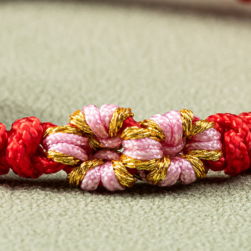 Wear FengShui Jade Luck Abundance Red String Bracelet
