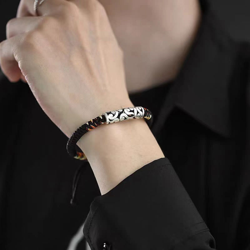 Wear FengShui Copper Auspicious Clouds Luck String Bracelet