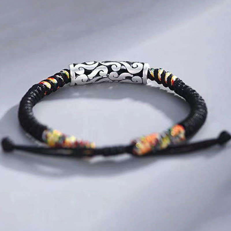 Wear FengShui Copper Auspicious Clouds Luck String Bracelet
