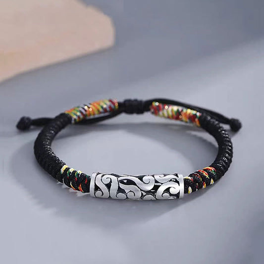 Wear FengShui Copper Auspicious Clouds Luck String Bracelet