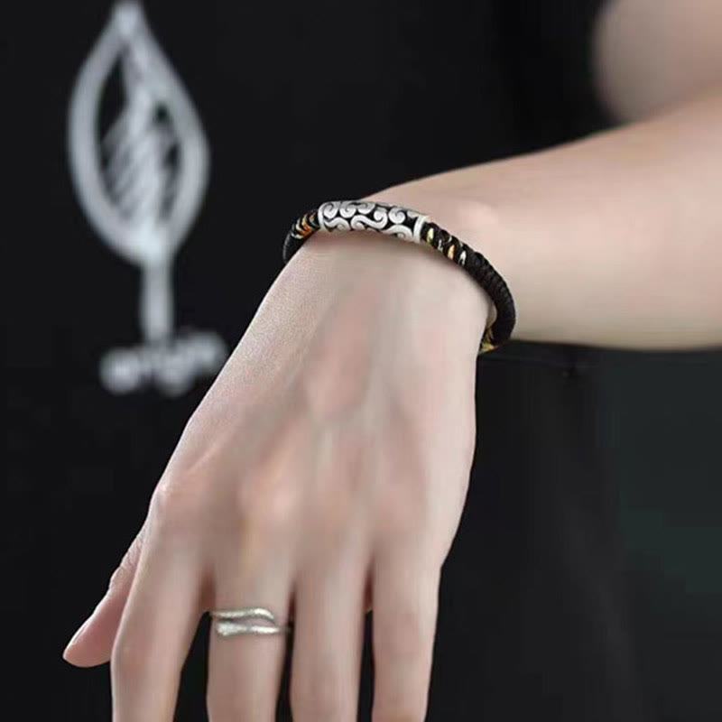 Wear FengShui Copper Auspicious Clouds Luck String Bracelet