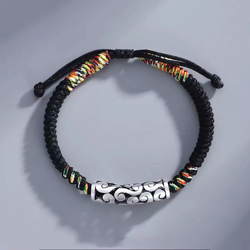 Wear FengShui Copper Auspicious Clouds Luck String Bracelet