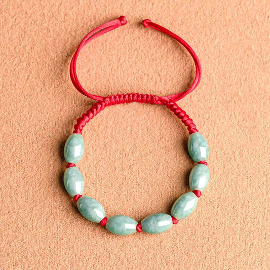 Wear FengShui Jade Luck Red String Bracelet