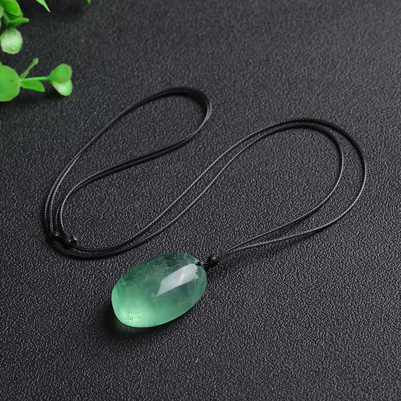 Wear FengShui Green Fluorite Power Necklace Pendant