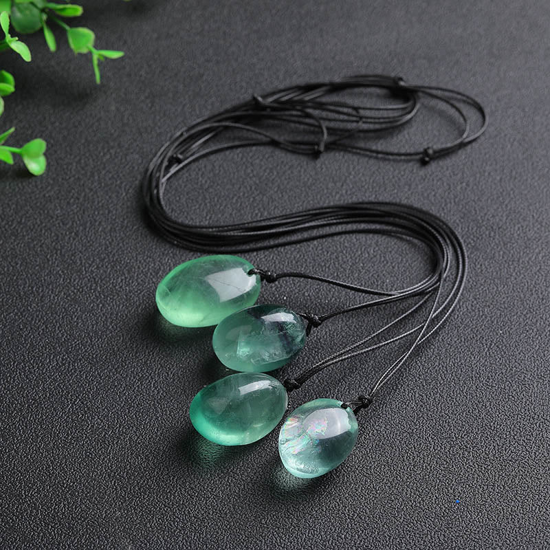 Wear FengShui Green Fluorite Power Necklace Pendant