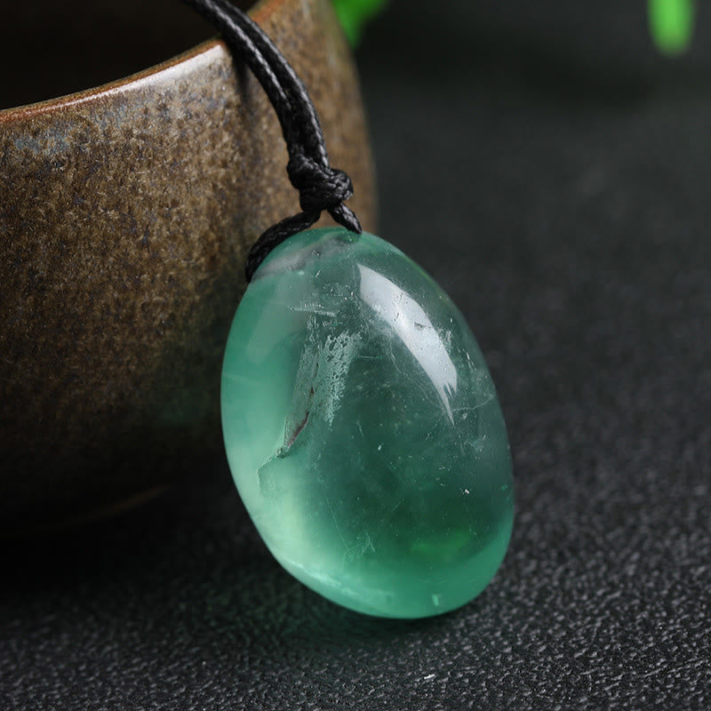 Wear FengShui Green Fluorite Power Necklace Pendant