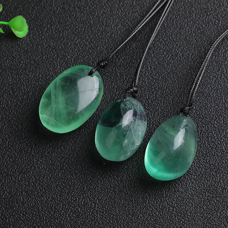 Wear FengShui Green Fluorite Power Necklace Pendant