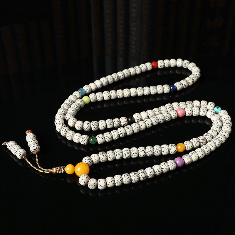 Wear FengShui Tibetan Bodhi Seed Amber Agate Wealth Bracelet