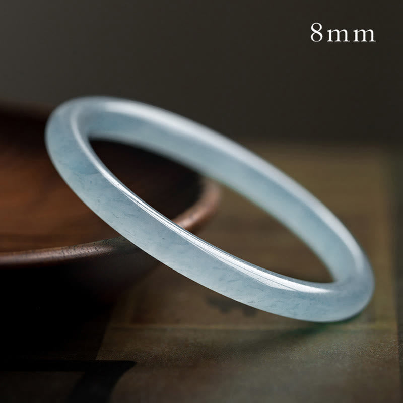 Wear FengShui Natural Aquamarine Serenity Bangle Bracelet