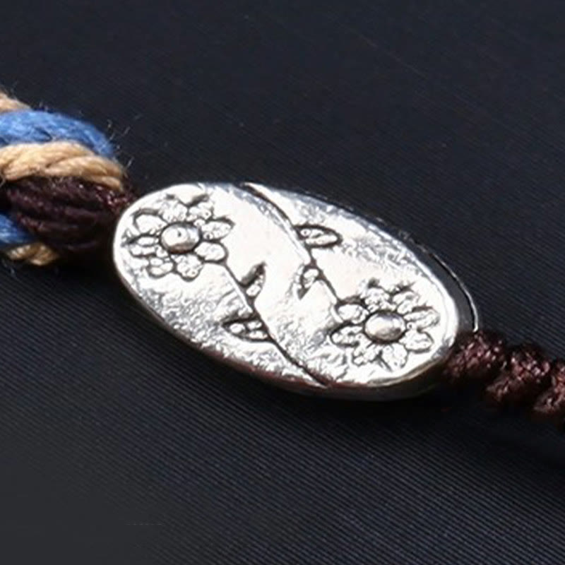 Wear FengShui Tibetan Nine-eye Dzi Bead Protection Braided Rope Necklace Pendant