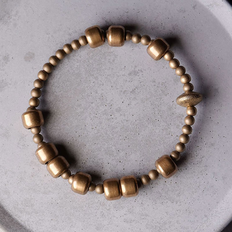 Wear FengShui Vintage Copper Brass Blance Wealth Bracelet