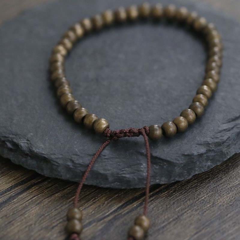 Wear FengShui Copper Brass Beads Balance Wealth Simple Bracelet