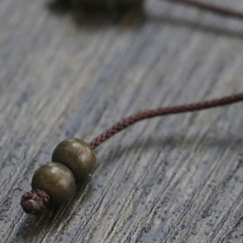 Wear FengShui Copper Brass Beads Balance Wealth Simple Bracelet