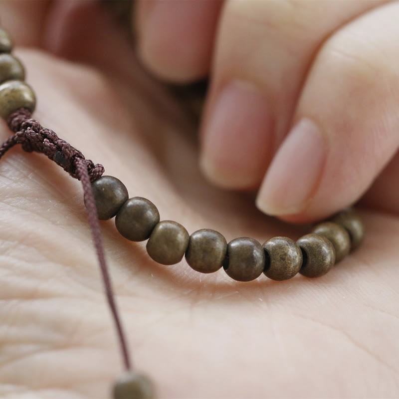 Wear FengShui Copper Brass Beads Balance Wealth Simple Bracelet