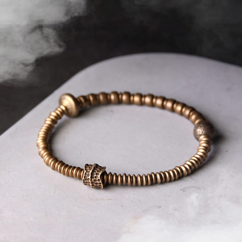 Wear FengShui Balance Copper Luck Brass Bracelet