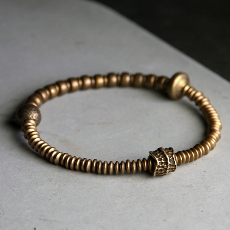 Wear FengShui Balance Copper Luck Brass Bracelet