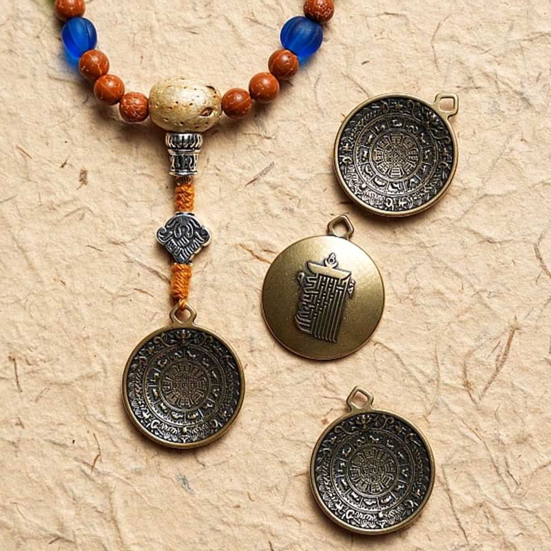 Wear FengShui Tibet Bodhi Seed 108 Mala Beads Wisdom Peace Bracelet Necklace